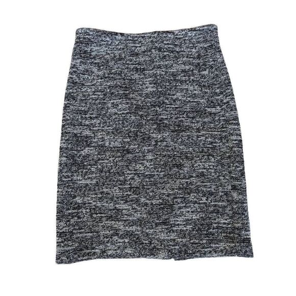 Ann Taylor Size 2P Classic Straight Black and White Skirt - Picture 1 of 4
